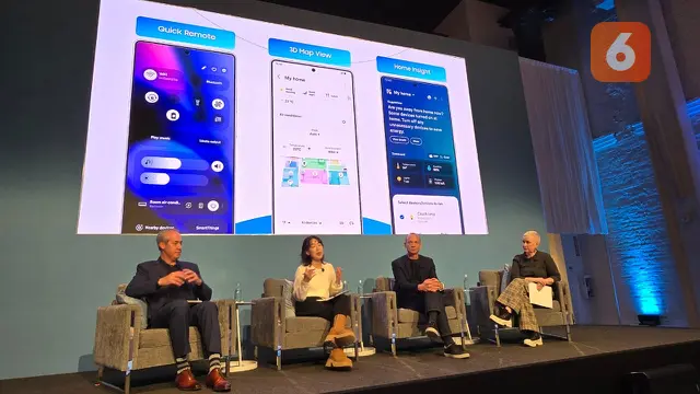 Forum Home AI bertajuk 'Memahami Rumah, Memahami Anda: Merenungkan Peran Rumah di Era AI' di sela acara Galaxy Unpacked 2025 di San Jose, California, AS. Liputan6.com/ Ratu Annisaa Suryasumirat