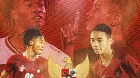 Timnas Indonesia - Ronaldo Kwateh dan Marselino Ferdinan (Bola.com/Lamya Dinata/Adreanus Titus)