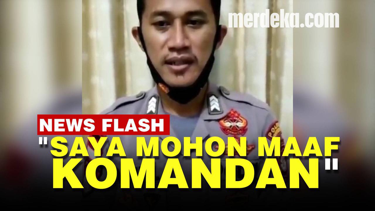 VIDEO: Akui Salah, Anggota Polisi Korban Kekerasan Kapolres Nunukan Minta Maaf