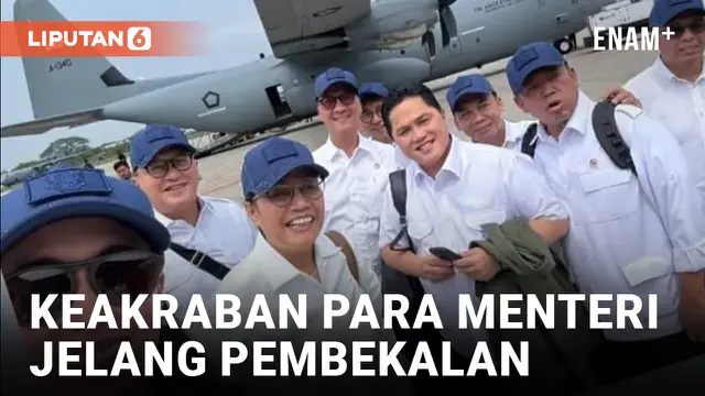 VIDEO: Naik Pesawat Hercules, Menteri Kabinet Merah-Putih Berangkat ke Akmil Magelang