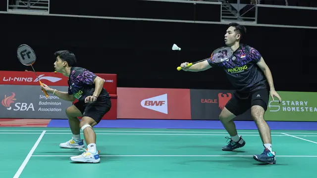 Sabar Karyaman Gutama/Moh Reza Pahlevi Isfahani - Singapore Open 2025 - Bulu Tangkis