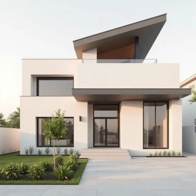 5 Model Atap Rumah Minimalis Kekinian 2025, Modern dan Ramah Lingkungan (created by AI)