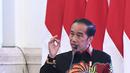 Presiden Joko Widodo memberikan  arahan kepada jajaran Kepolisian Negara Republik Indonesia (Polri), di Istana Negara, Jakarta, Jumat (14/10/2022). Pertemuan dihadiri oleh 559 personil Polri yang terdiri dari pejabat utama Mabes Polri, Kapolda, serta Kapolres.  (Foto: Lukas - Biro Pers Sekretariat Presiden)