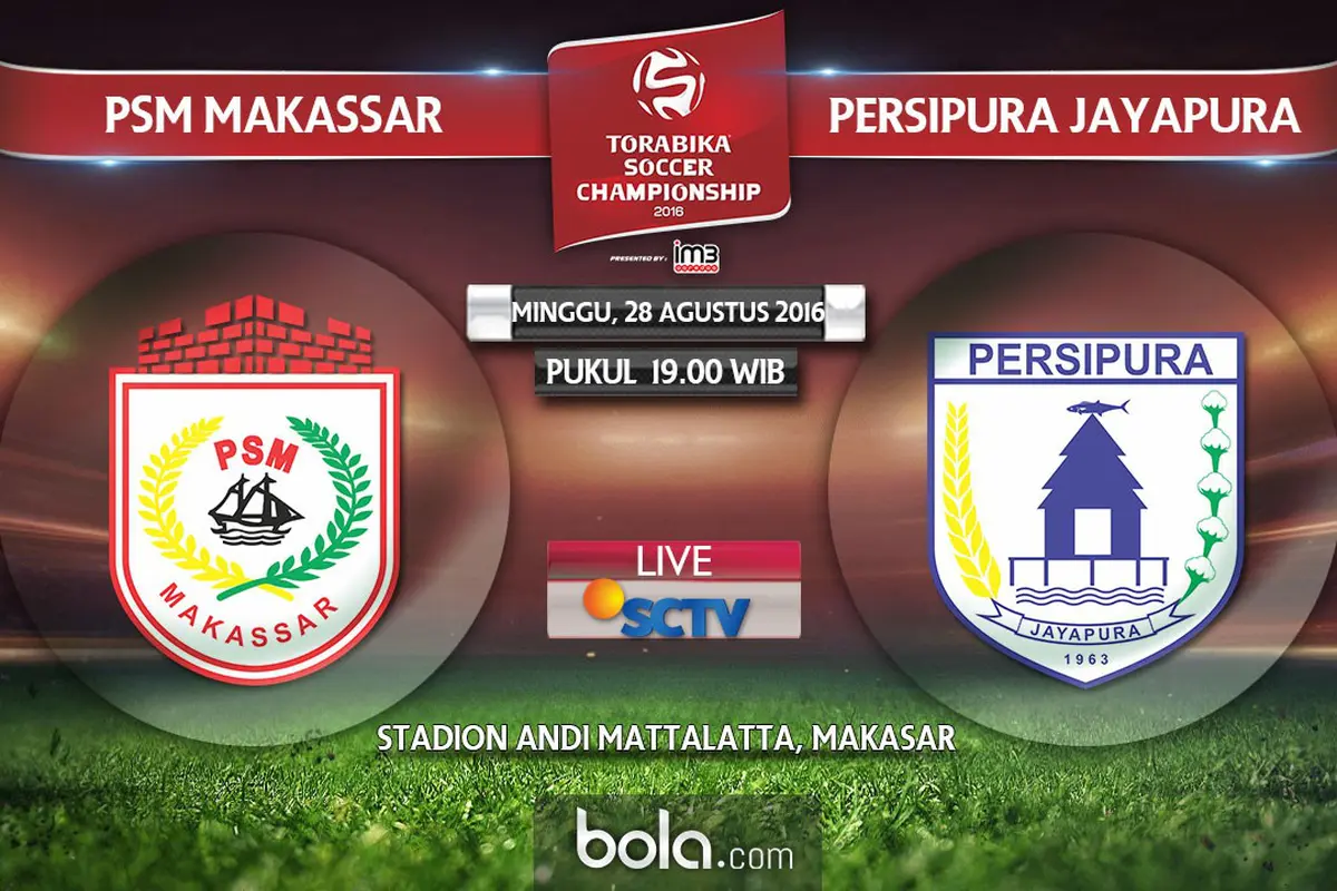 PSM Makassar Vs Persipura Jayapura (Bola.com/Adreanus Titus)