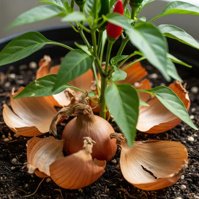 Kulit Bawang Merah untuk Tanaman Cabai (Gemini AI)