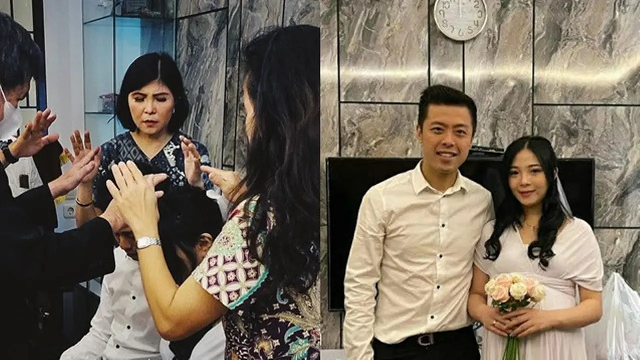 Terpaut Usia 17 Tahun, Ini 6 Momen Pernikahan Kapten Vincent Raditya