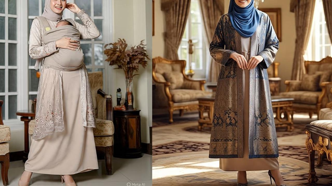 9 Tips Memilih Outer Brokat untuk Gamis agar Tampil Elegan dan Proporsional, Inspirasi Fashion Muslimah