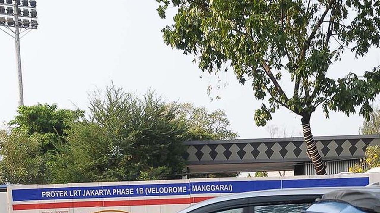 FOTO: Proyek LRT Jakarta Rute Velodrome-Manggarai Akan Dibangun Selama 3 Tahun