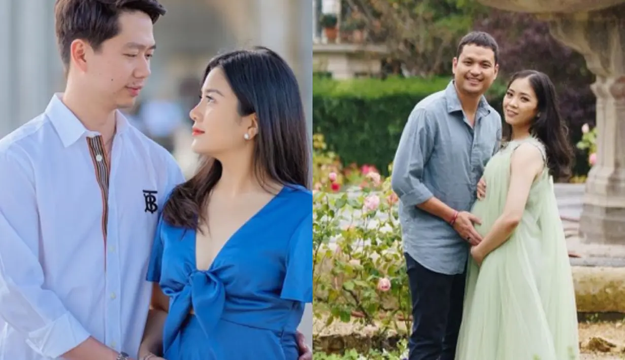 Berlokasi di Paris, keduanya memiliki tampil berbeda namun tetap terlihat mewah. Valencia tampil santai dengan mini dress biru dengan pita di bagian depan. Sedangkan, Jessica tampil dibalut dress panjang hijau mint menyapu lantai. [@valenciatanoe/jessicatanoe]