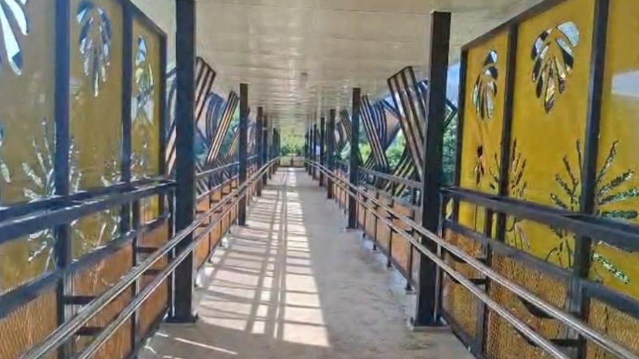 Revitalisasi JPO Kyai Tapa Rampung, Hadirkan Desain Ondel-Ondel dan Sarung Betawi