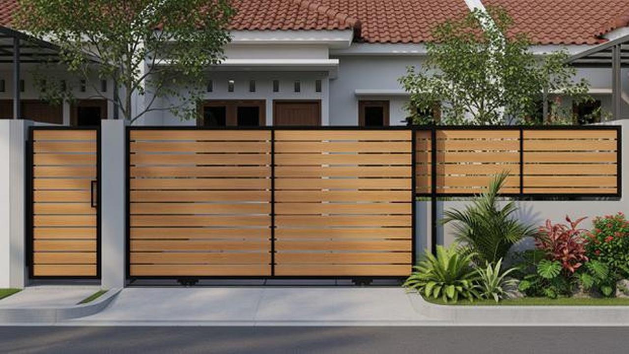 8 Model Pagar Besi Sliding Minimalis 2025, Cocok untuk Rumah di Lahan Terbatas