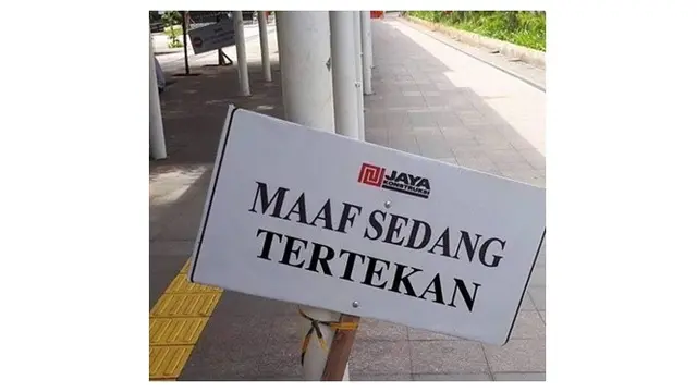 Pengumuman Enggak Penting di Tempat Umum Ini Kocak dan Sukses Bikin Mikir Keras