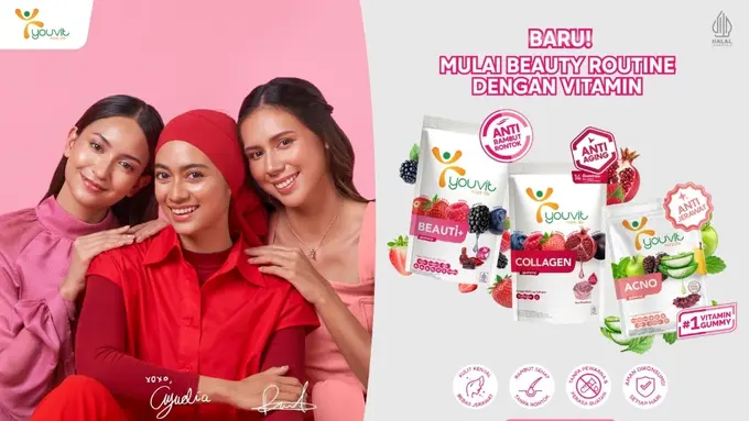 Menjaga kecantikan kulit dan rambut dari dalam dengan Youvit Beauty Vitamins