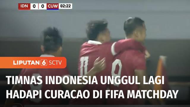 Timnas Indonesia kembali meraih kemenangan saat menghadapi Timnas Curacao di laga kedua FIFA Matchday. Skuad Garuda unggul 2-1.