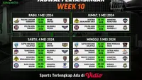Jadwal Siaran Langsung IBL Tokopedia 2024 Week 10 di Vidio. (Sumber: dok. vidio.com)
