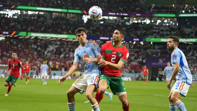 Timnas Maroko vs Timnas Spanyol 16 Besar Piala Dunia 2022