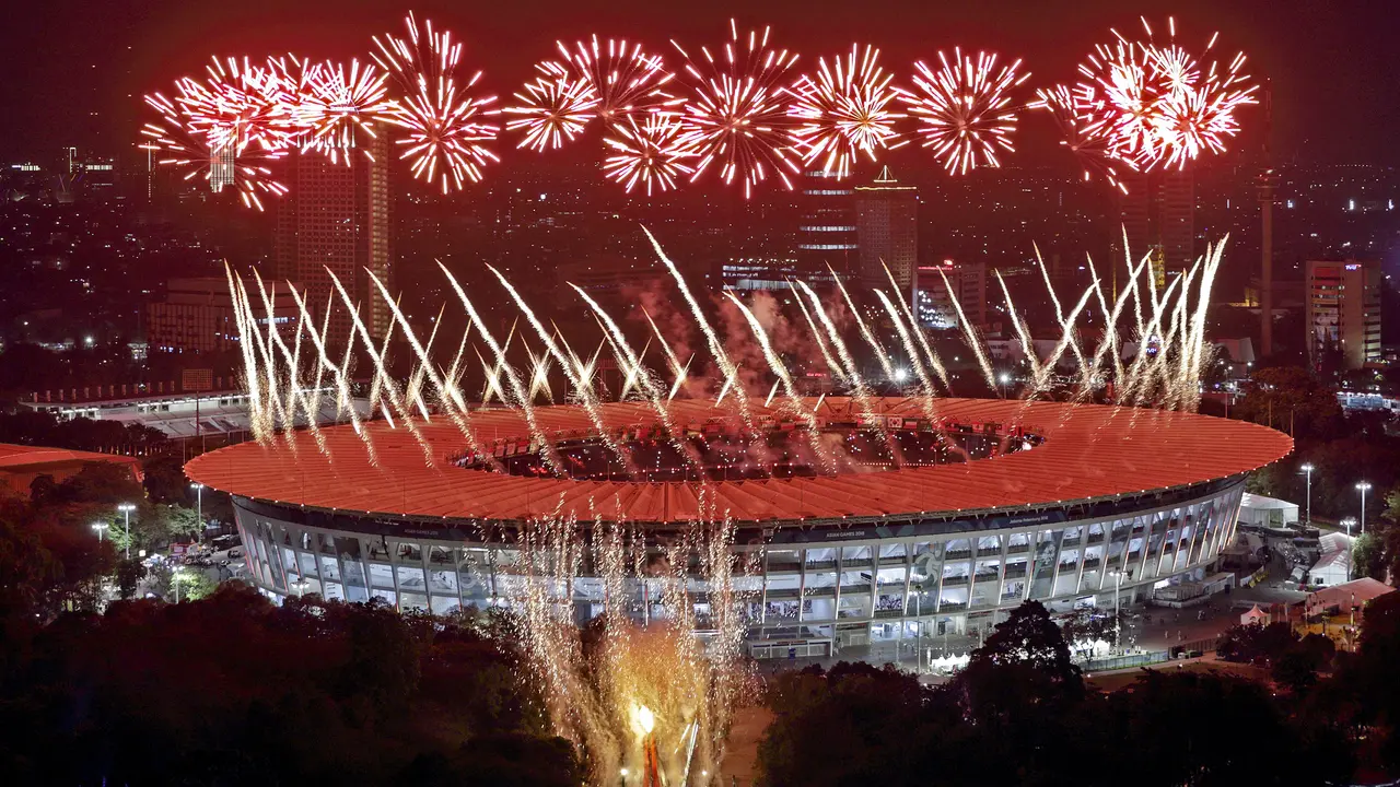 Pesta Kembang Api di Pembukaan Asian Games 2018