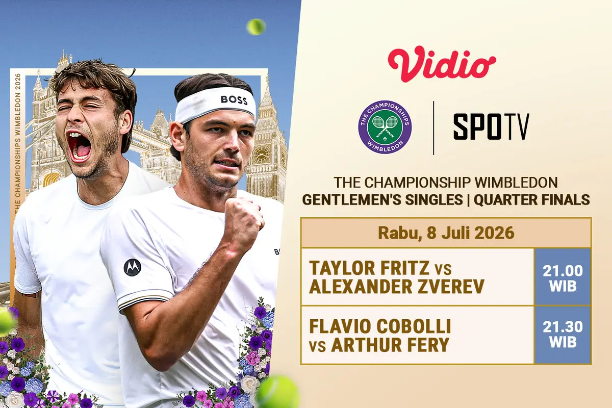 ATP Wimbledon 2026 - Perempat Final