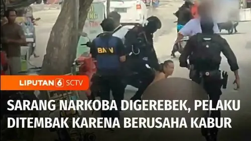 VIDEO: Petugas Gerebek Sarang Narkoba di Palu, Sembilan Tersangka Ditangkap