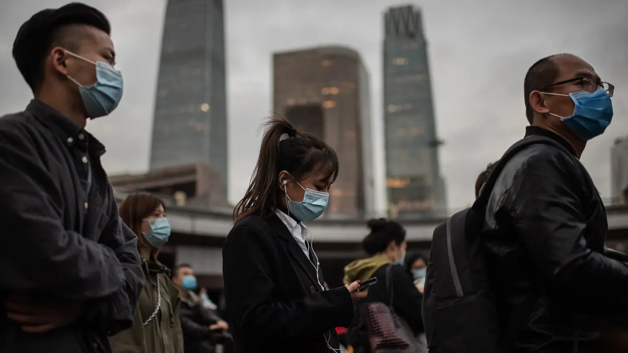 Potret Suasana Jam Sibuk di Beijing