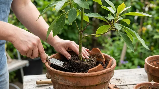 Cara Membuat Pohon Alpukat Stres agar Cepat Berbuah (Foto: Gemini AI)