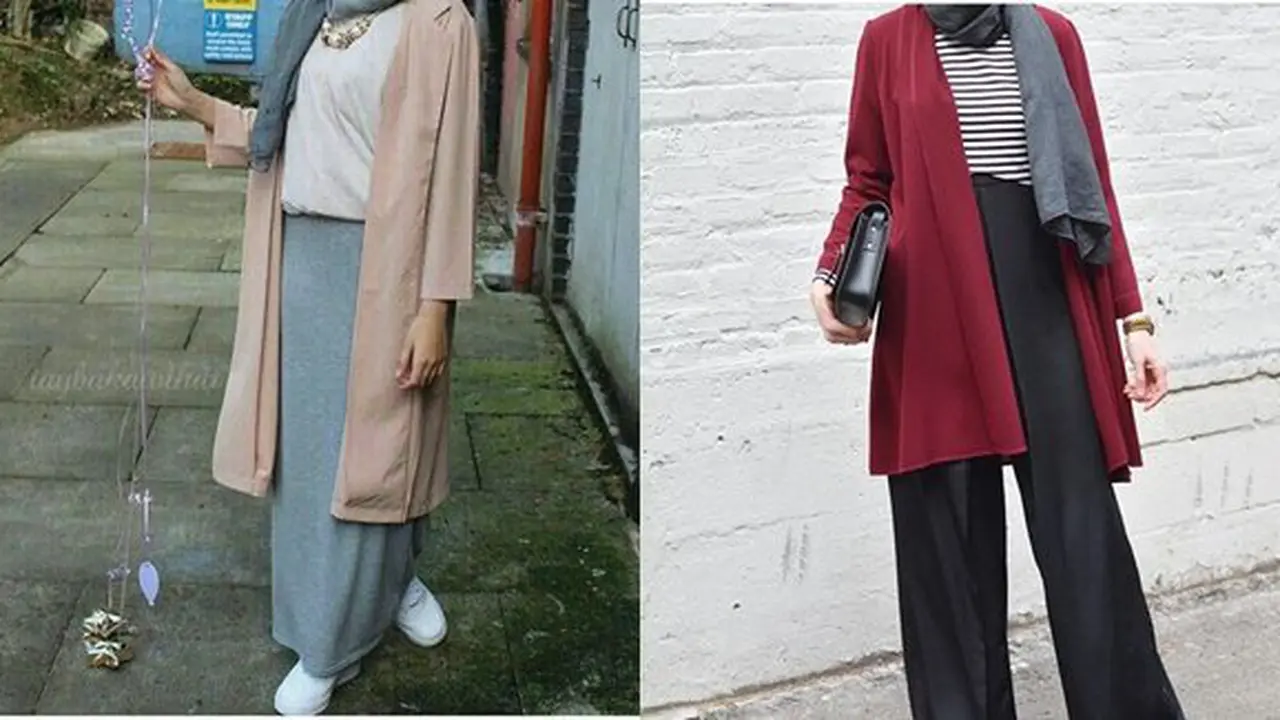 Tips fashion kardigan panjang./Copyright pinterest.com