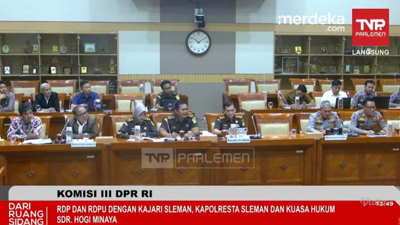 VIDEO: DPR Golkar Marahi Kejari Sleman Kasus Hogi Minaya Tersangka: Jangan Sok Pintar!