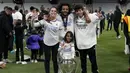 Meski belum mengungkapkan masa depannya, beberapa klub asal Brasil dikabarkan menginginkan jasa Marceloa. Bahkan, ada beberapa klub Eropa termasuk klub Spanyol yang juga menginginkan jasanya. (AP/Frank Augstein)