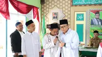 Ketua MPR Zulkifli Hasan saat menyambangi Pondok Pesantren Walisongo di Sukajadi Lampung Tengah. (Istimewa)