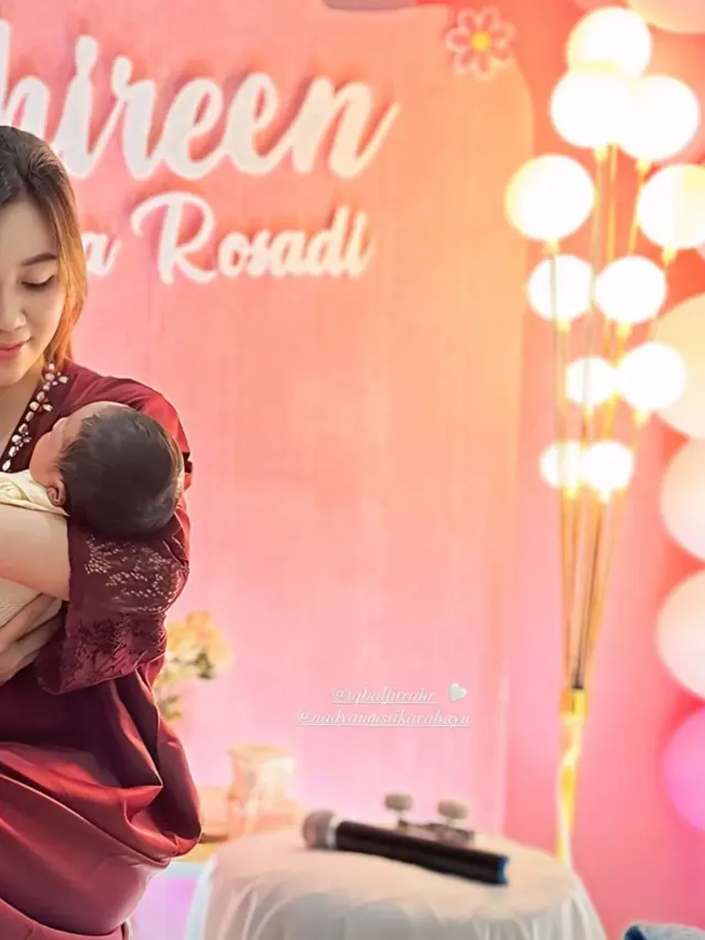 Aqiqah anak kedua Larissa Chou