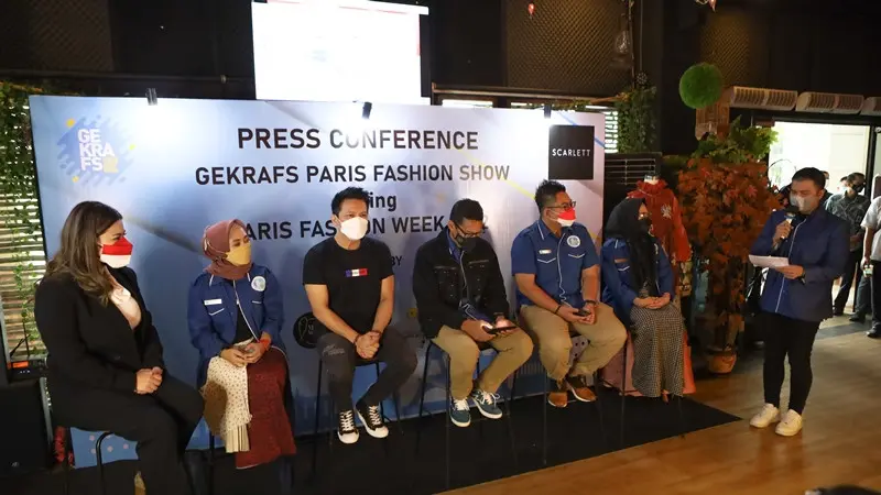 Jumpa Pers GEKRAFS Paris Fashion Show at Paris Fashion Week 2022