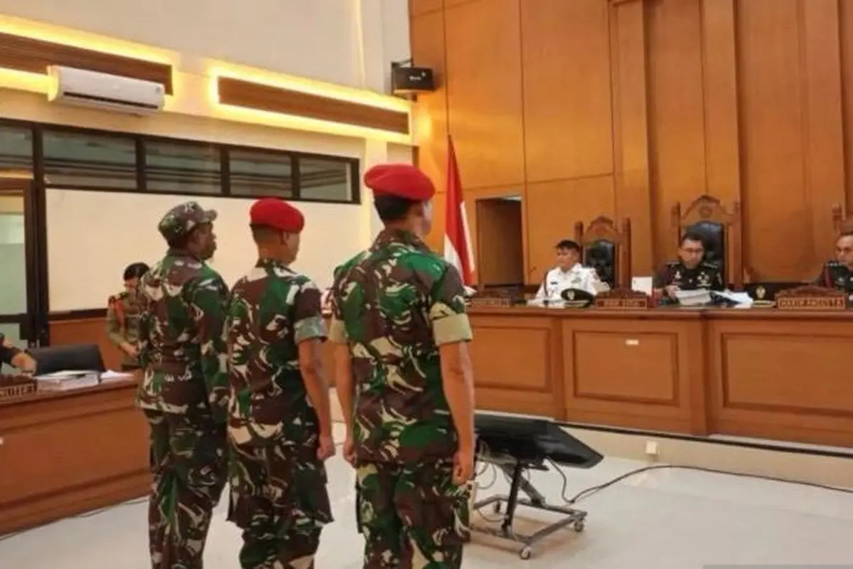 Sidang Eksepsi 3 Prajurit TNI Terdakwa Pembunuhan Kacab Bank, Minta Dakwaan Batal Demi Hukum