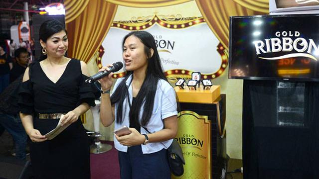 Intip Kemeriahan Launching Es Krim Premium Gold Ribbon di JFF 2019