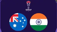 Piala Asia - Australia Vs India (Bola.com/Adreanus Titus)