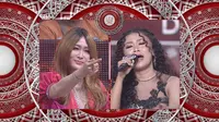 Inul memuji kemampuan Jelsy (DKI Jakarta) saat menyanyikan Madu Tuba. (Indosiar)