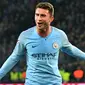 2. Aymeric Laporte - Bek asal Prancis ini adalah pemain yang sangat vital di jantung pertahanan City. Laporte mampu menunjukkan kemampuannya dan musim ini bisa dibilang dia menjadi yang terbaik di lini belakang City. (AFP/Genya Savilov)