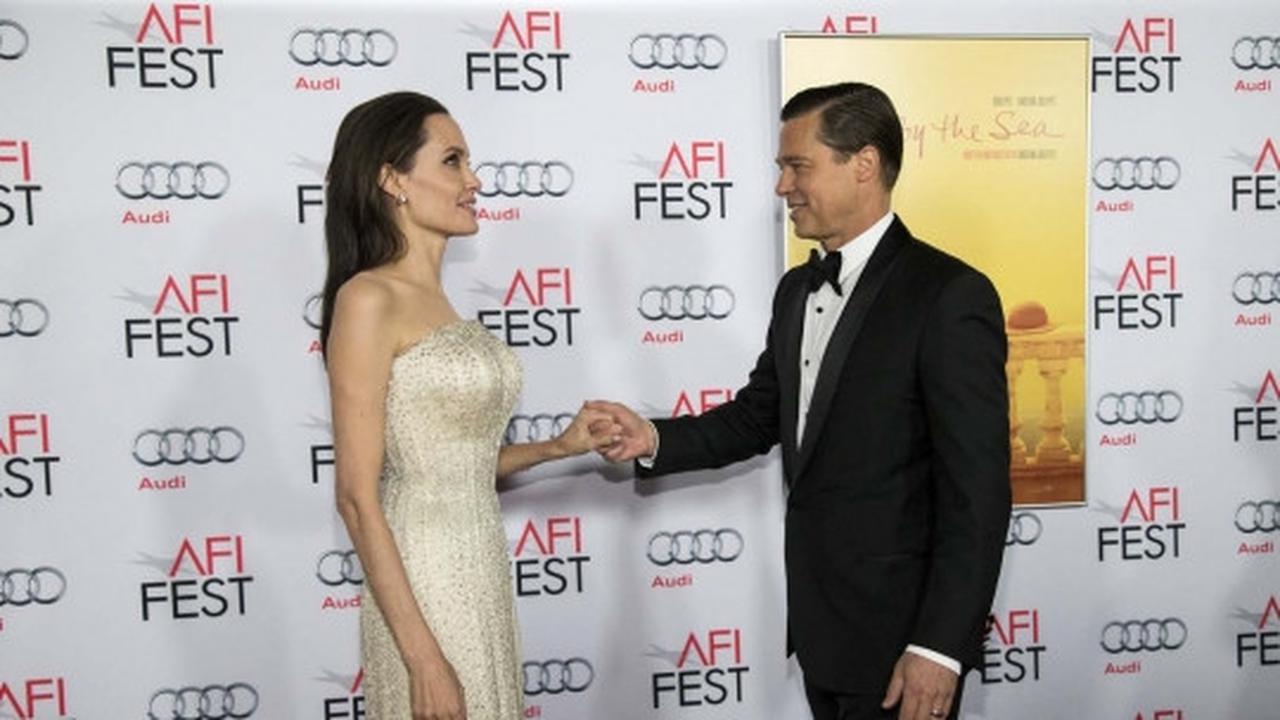 Kemesraan Angelina Jolie dan Brad Pitt hadiri AFI FEST 2015
