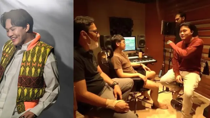 Potret ruang kerja Rizky Febian (Sumber: YouTube/Taulany TV)