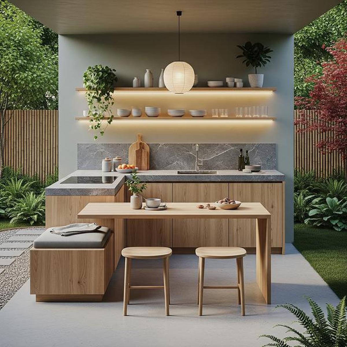 7 Model Dapur Minimalis di Belakang Rumah, Estetik, Fungsional, dan Nyaman