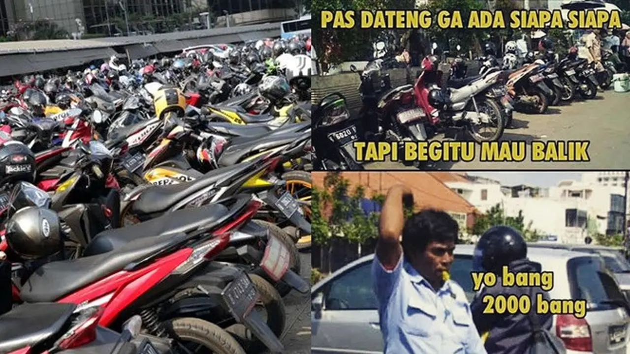 6 Meme Tukang Parkir yang Muncul Tiba-Tiba Ini Bikin Geregetan