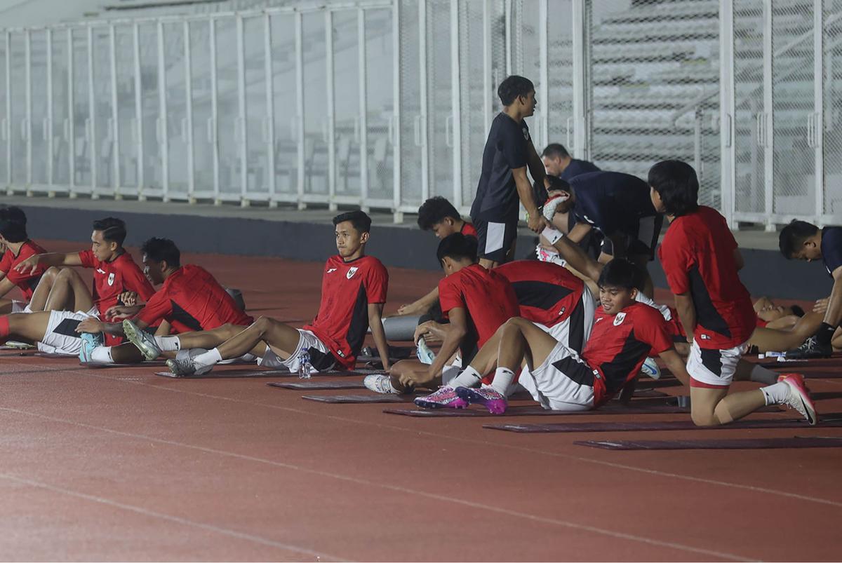 FOTO: Garuda Muda Siap Tempur di Semifinal AFF U-23