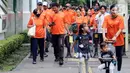 “Semoga bisa menjadi rutinitas, tidak hanya di CFD tapi saat bersosial media juga. Kita harus saring sebelum sharing," ujar Ika Defianti. (Liputan6.com/Herman Zakharia)