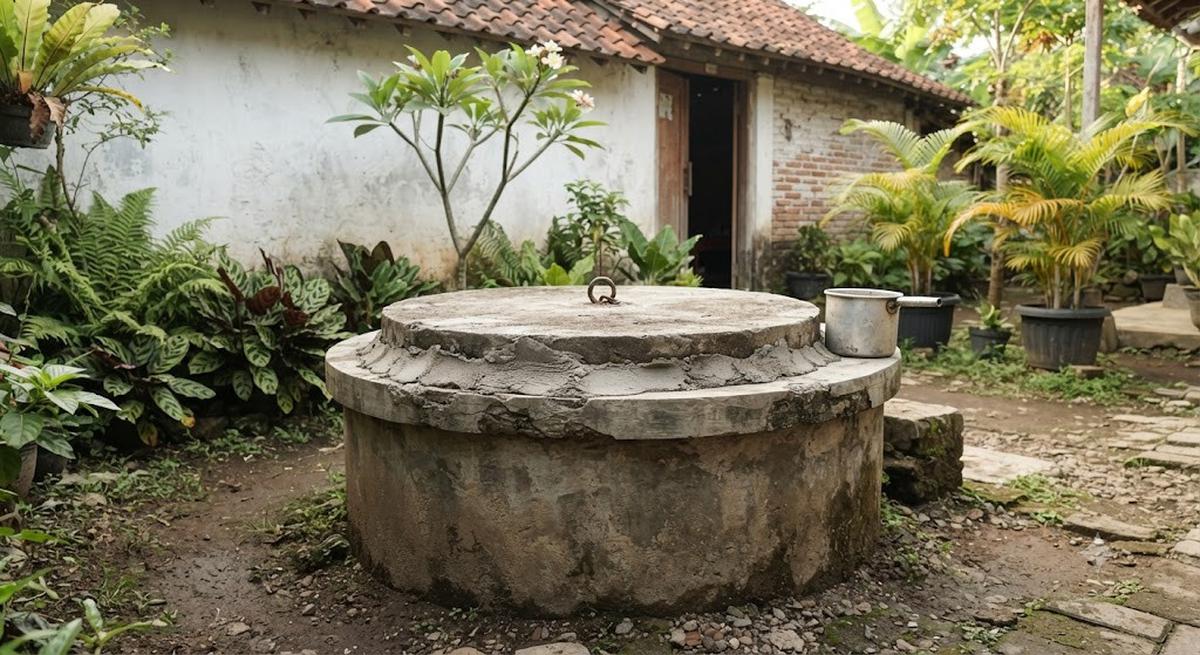 Pemasangan dan Penyegelan pada Bibir Sumur