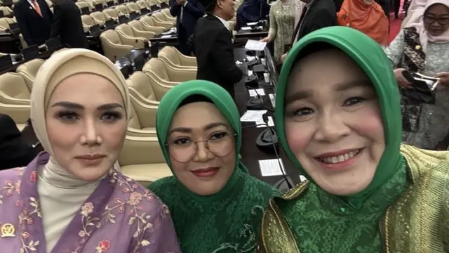 Mulan Jameela Sidang Tahunan MPR/DPR 2024.