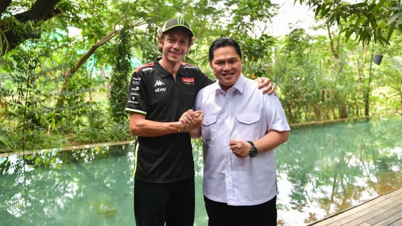 Valentino Rossi Sebut Mandalika Menantang, Erick Thohir Bangga