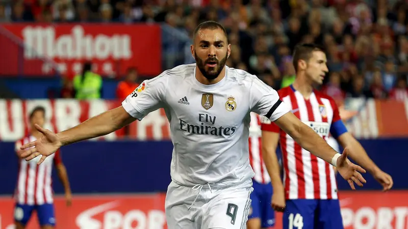 Gol Benzema Bawa Madrid Ungguli Atletico Sementara