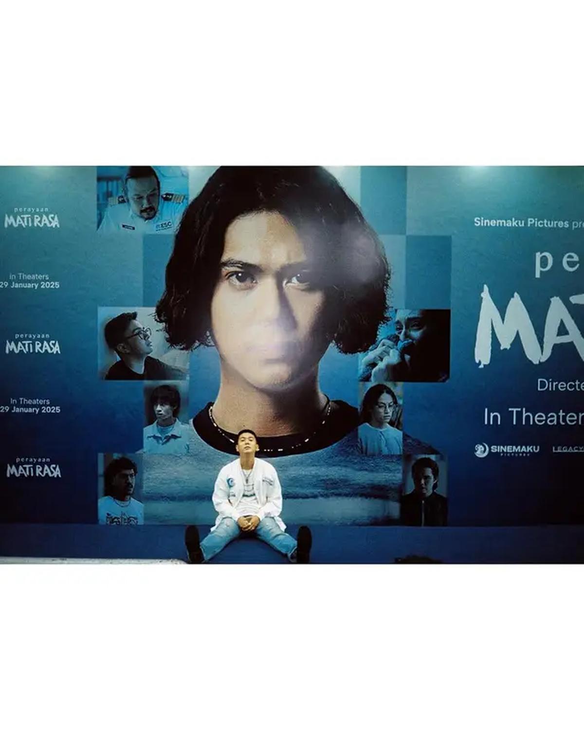 Potret Iqbaal Ramadhan di Promo Film Perayaan Mati Rasa (Sumber: Instagram/iqbaal.e)