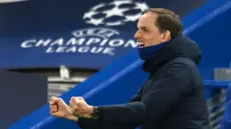 Thomas Tuchel. Ia menjadi pelatih pertama yang mampu membawa dua tim berbeda ke babak final kompetisi Eropa secara beruntun. Musim lalu berhasil membawa Paris Saint-Germain ke partai final Liga Champions dan kini bersama Chelsea. (AFP/Glyn Kirk)