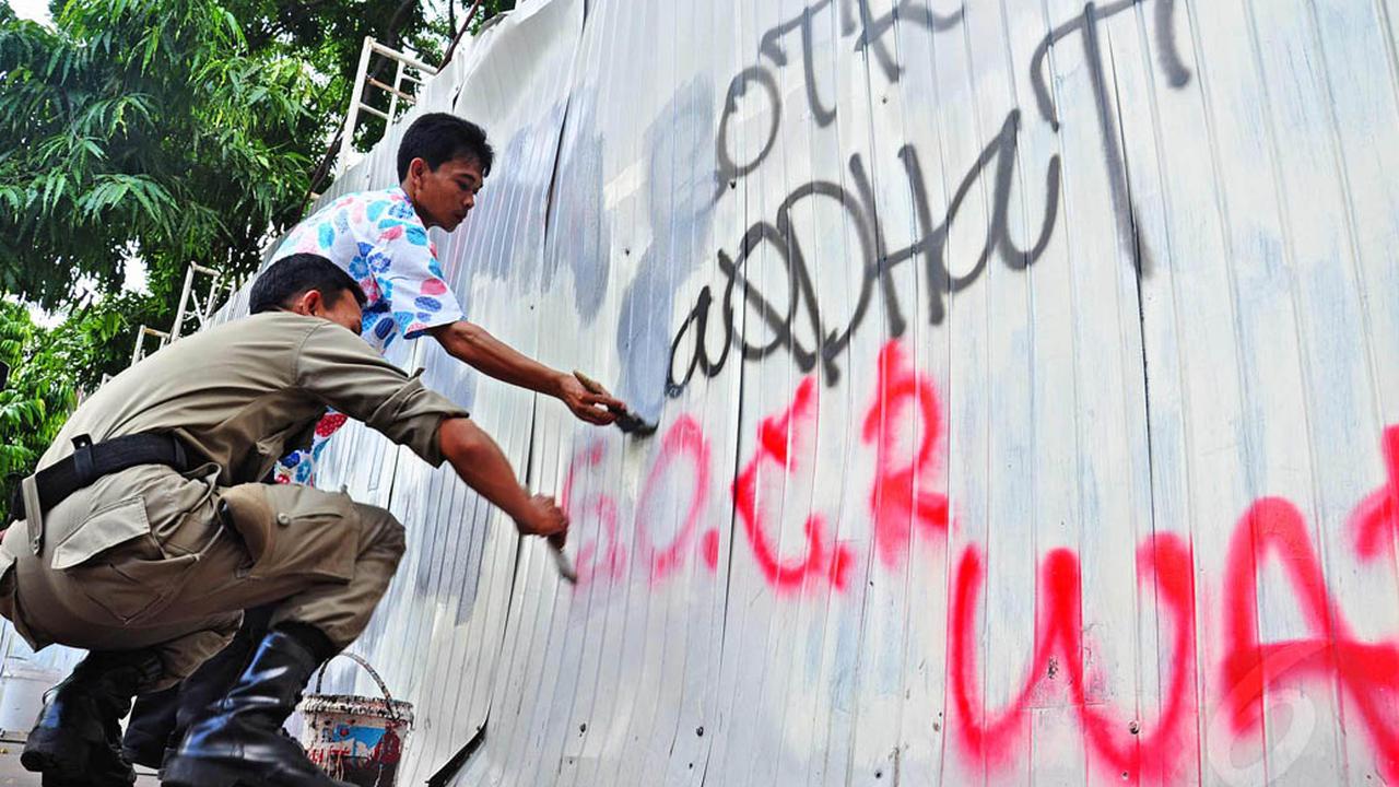 Coretan Sahur On The Road Kotori Dinding Sekitar Thamrin