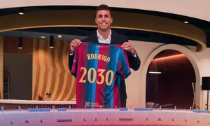 Rodri bergabung dengan Barcelona. (Doc Barcelona)